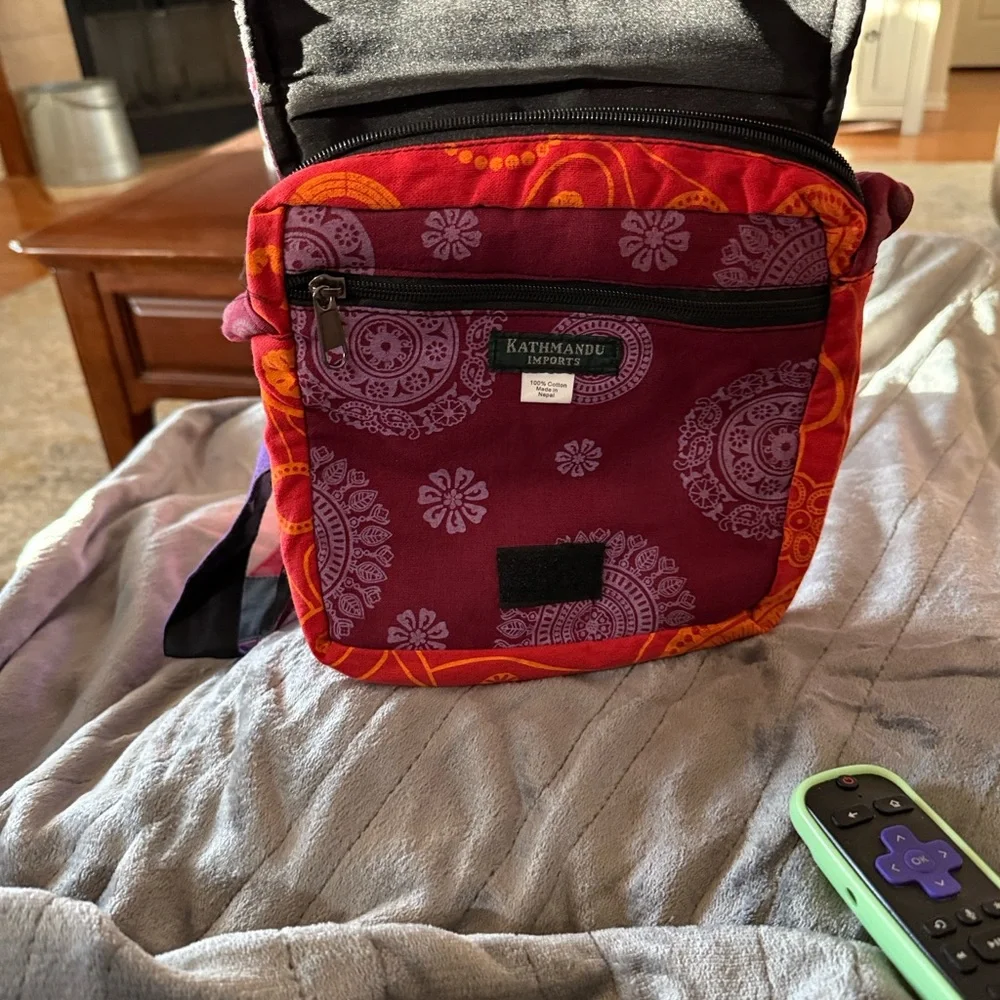 Kathmandu Imports Multicolor Patchwork Crossbody Bag - Picture 4 of 8